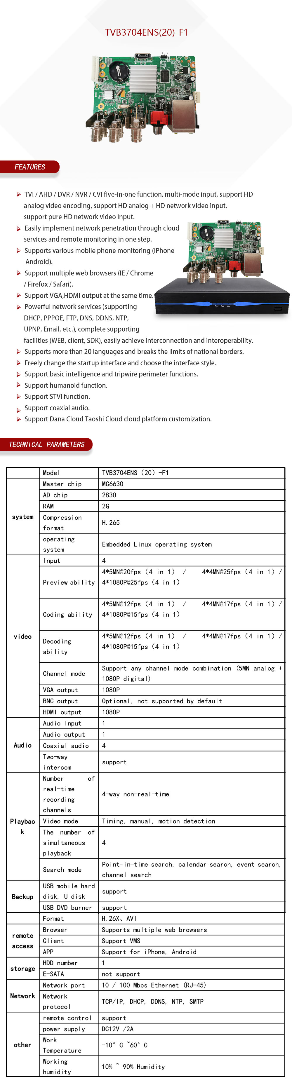 4-Channel 5MN non-real-time series MC6630 program