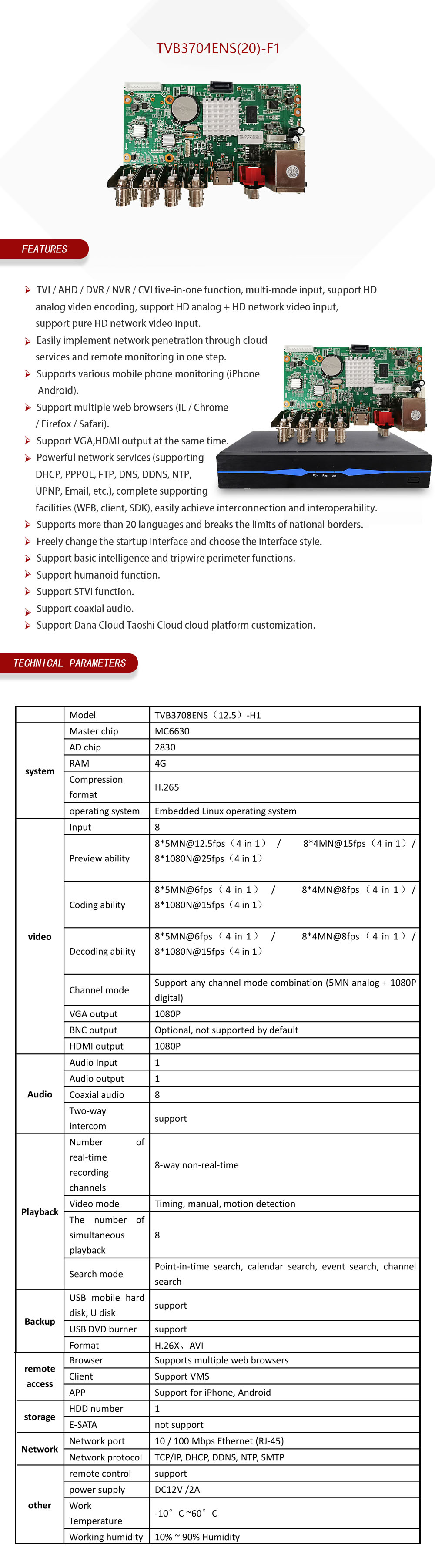 8-channel 5MN non-real-time series MC6630 program